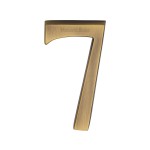 M Marcus Heritage Brass Numeral 7 - Concealed Fix 76mm